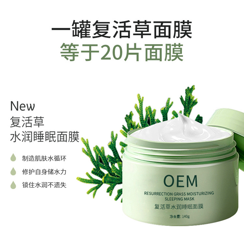 旭泉_复活草睡眠面膜OEM